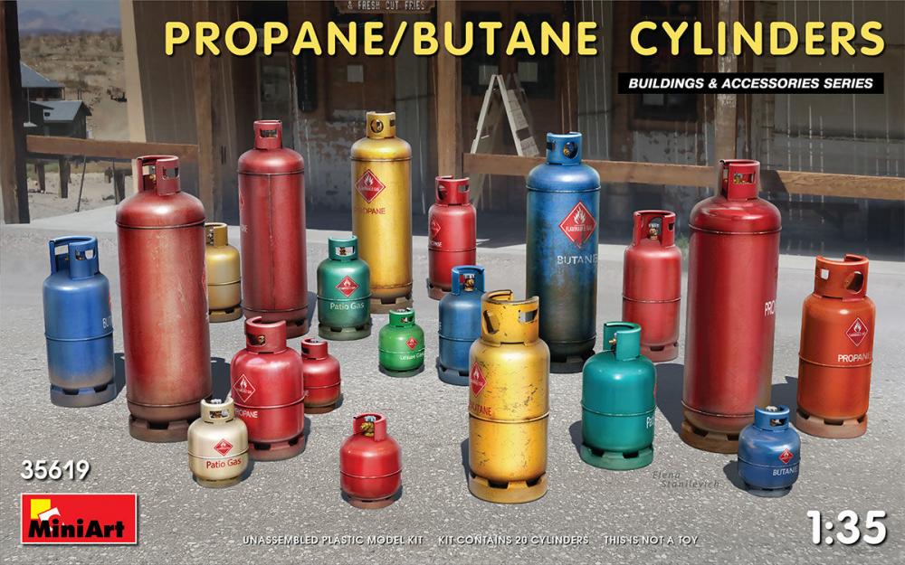 Propane/Butane Cylinders von Miniart
