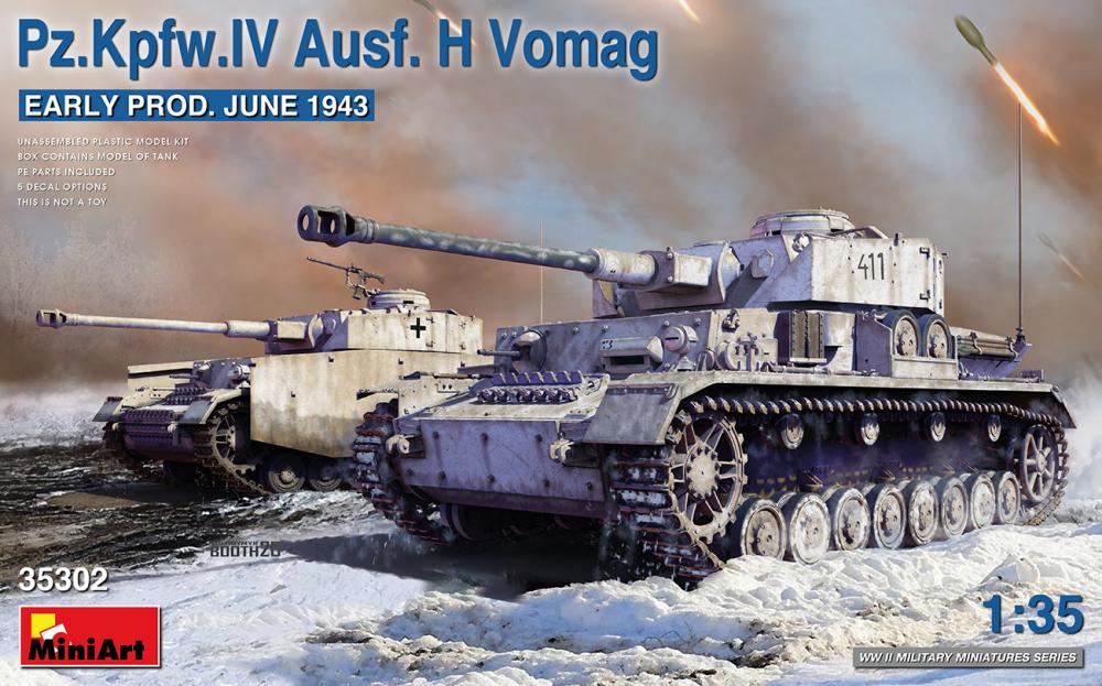 Pz.Kpfw.IV Ausf. H Vomag. Early Prod. (June 1943) von Miniart