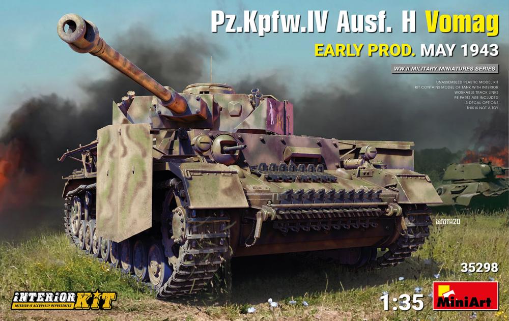 Pz.Kpfw.IV Ausf. H Vomag. Early Prod. (May 1943) Interior Kit von Miniart