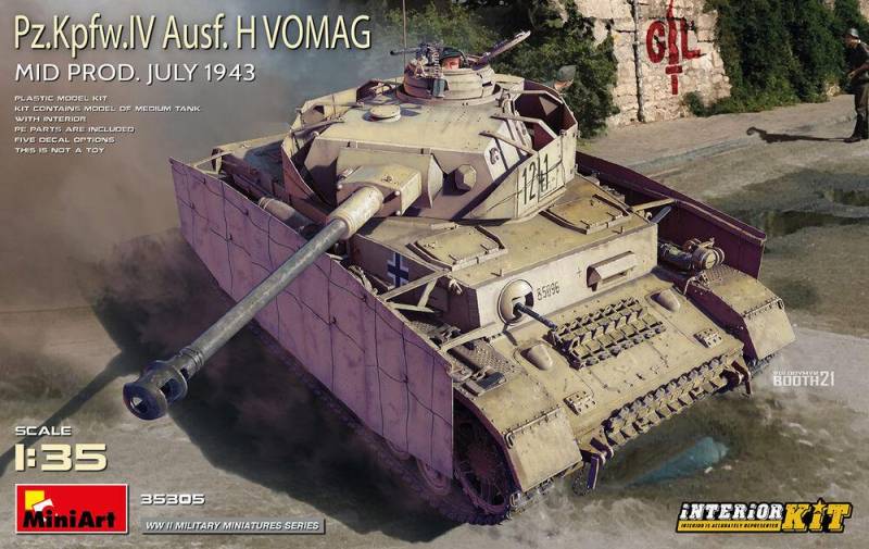 Pz.Kpfw.IV Ausf. H Vomag. Mid Prod. (July 1943) - Interior Kit von Miniart