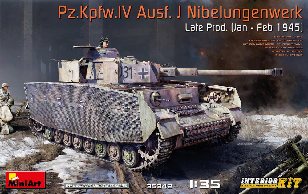 Pz.Kpfw.IV Ausf. J Nibelungenwerk Late Prod. (Jan - Feb 1945) - Interior Kit von Miniart