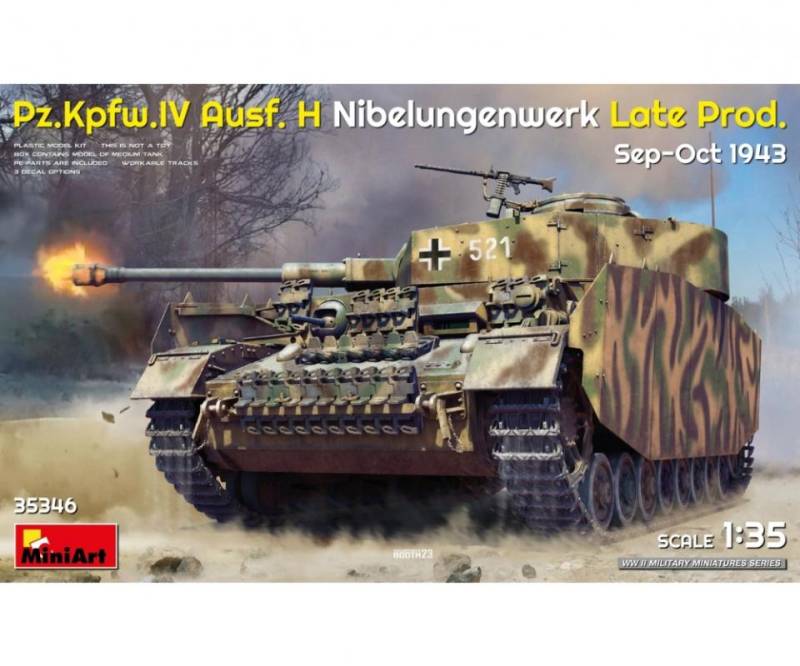 Pz.Kpfw.IV Ausf.H Nibelungenwerk Spät. Sep-Okt 1943 Pz.Kpfw.IV Ausf.H Nibelungenwerk Spät. Sep-Okt 1943 von Miniart
