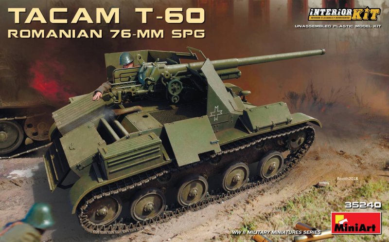 Romanian 76-mm SPG Tacam T-60 Interior Kit Romanian 76-mm SPG Tacam T-60 Interior Kit von Miniart
