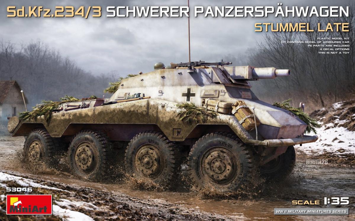 Sd.Kfz.234/3 Schwerer Panzerspähwagen - Stummel Late von Miniart