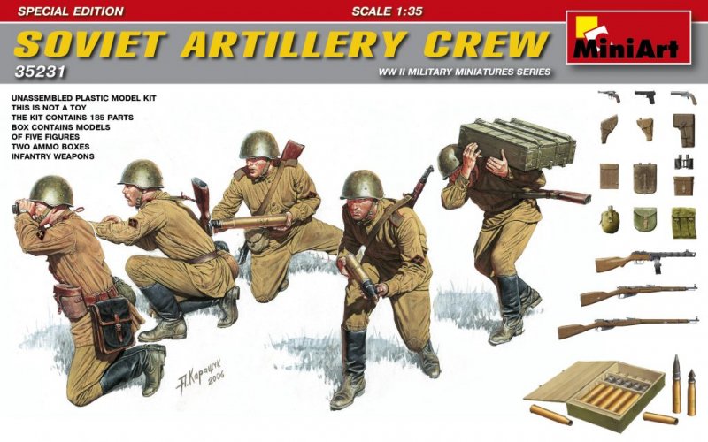 Soviet Artillery Crew - Special Edition von Miniart