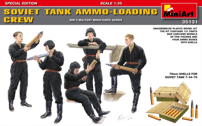 Soviet Tank Ammo-Loading Crew Special E. von Miniart