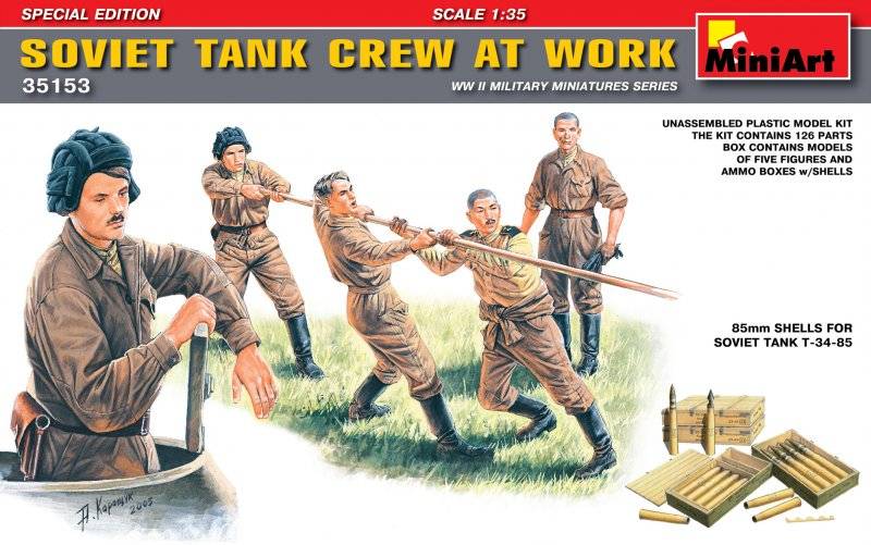 Soviet Tank Crew at Work Special Edition Soviet Tank Crew at Work Special Edition von Miniart