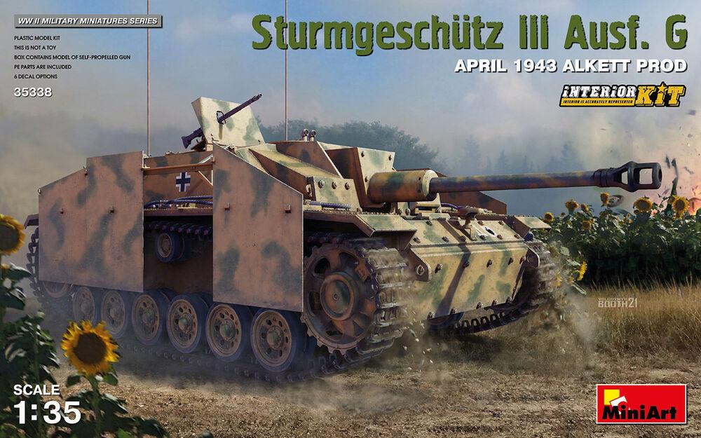 Sturmgeschutz III Ausf. G April 1943 Alkett Prod. Interior Kit von Miniart