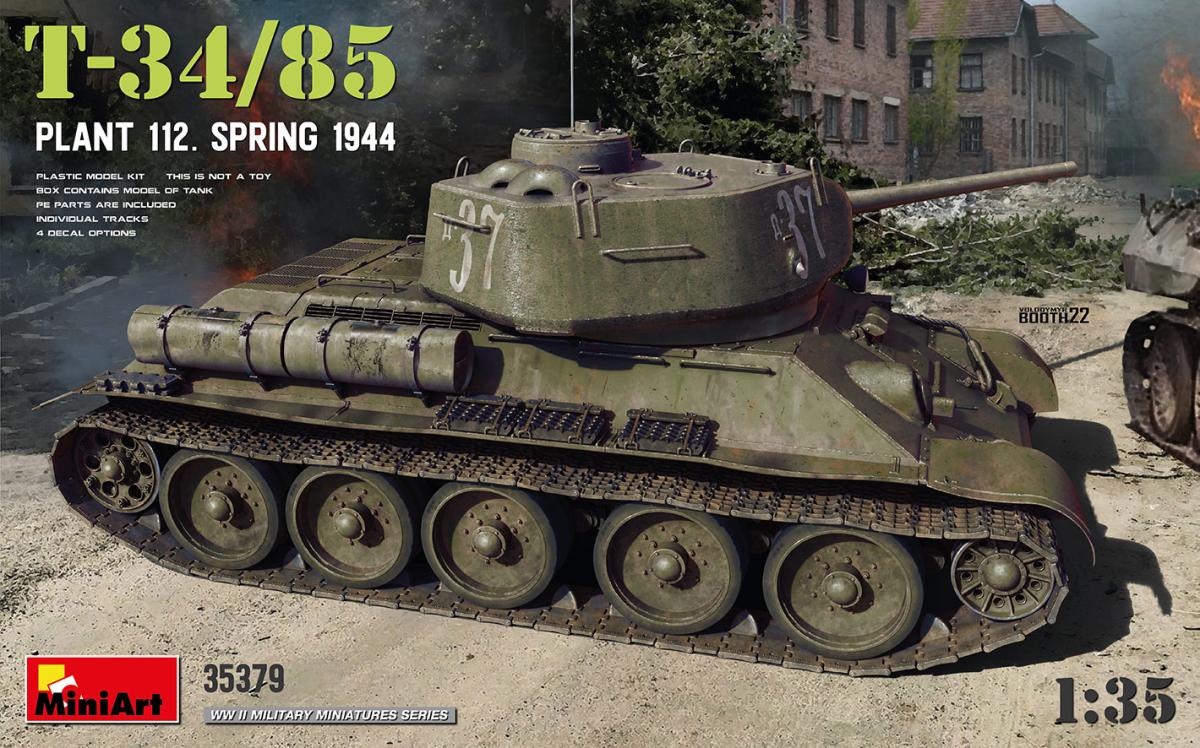 T-34/85 Plant.112 Frühjahr 1944 von Miniart