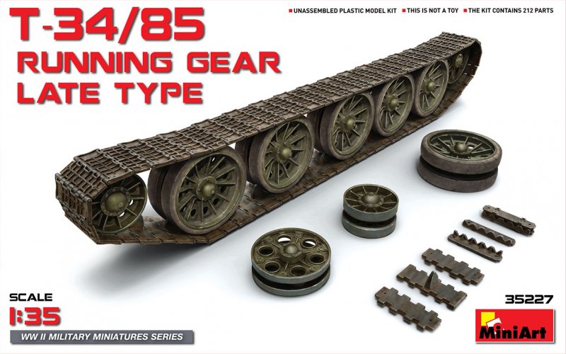 T-34/85 Running Gear.Late Type von Miniart