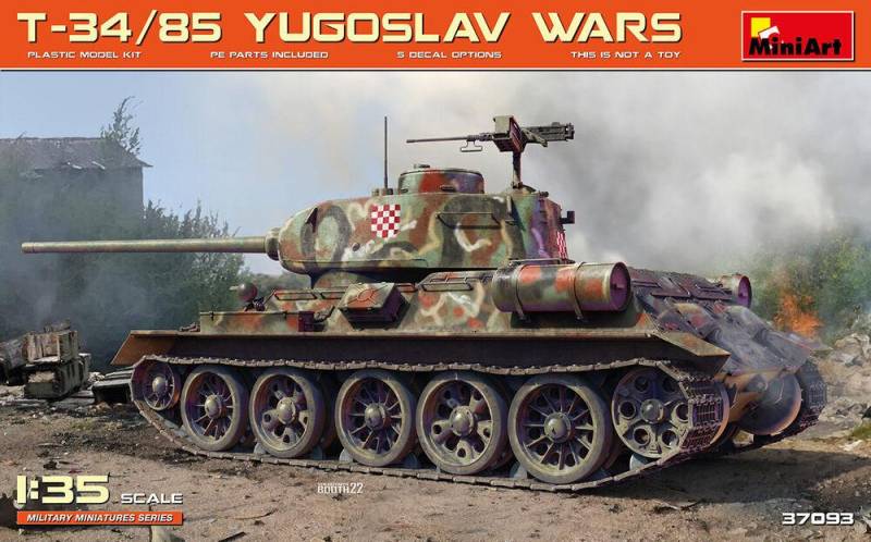 T-34/85 Yugoslav Wars von Miniart