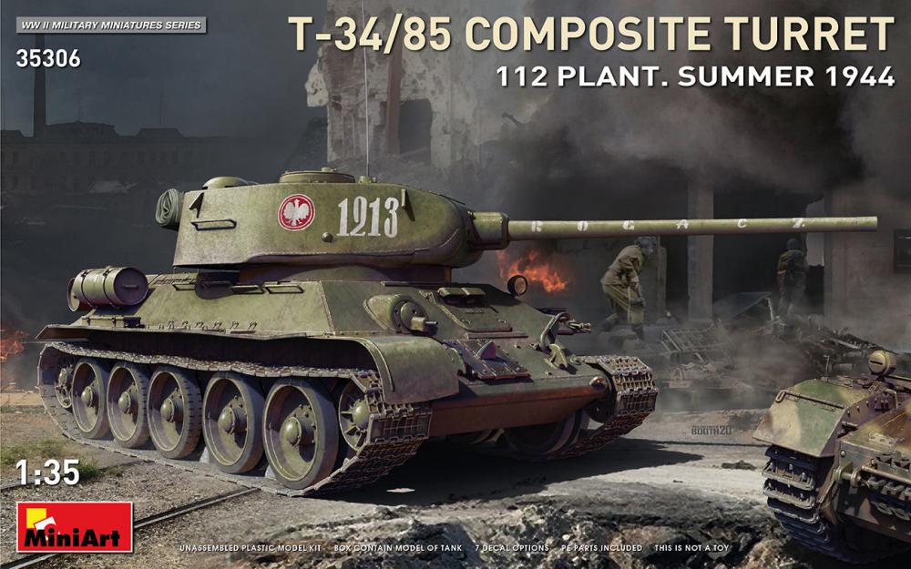 T-34-85 Composite Turret - 112 Plant. - Summer 1944 von Miniart