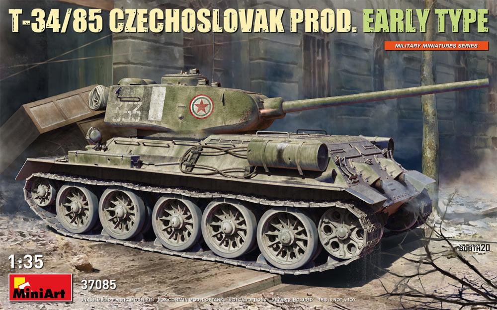 T-34-85 Czechoslovak Prod. Early Type von Miniart