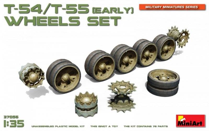 T-54/T-55(Early) Wheels Set von Miniart