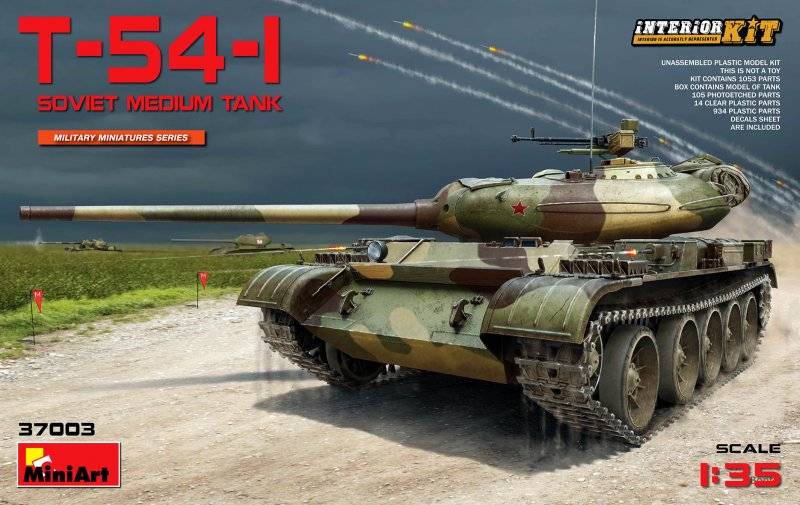 T-54-1 Soviet Medium Tank Interior Kit von Miniart