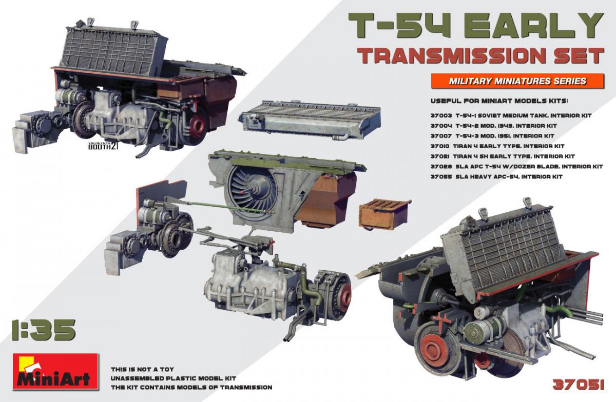 T-54 Early - Transmission Set von Miniart