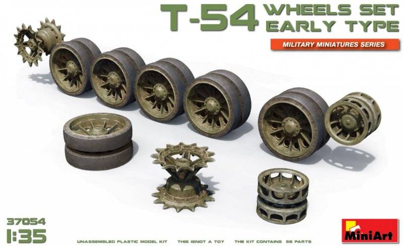 T-54 Wheels Set.Early Type von Miniart