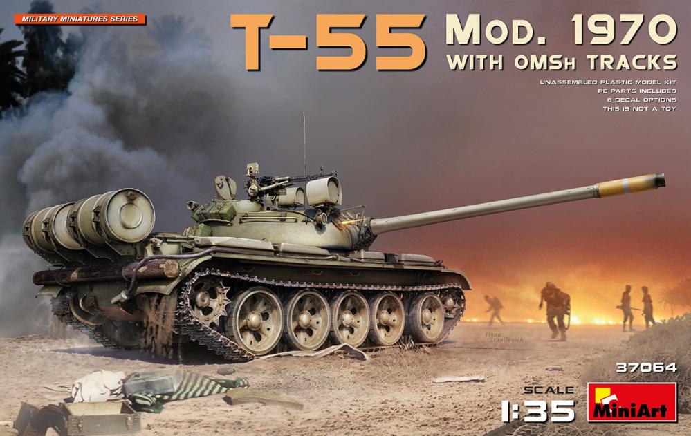 T-55 Mod. 1970 w/OMSh Tracks von Miniart