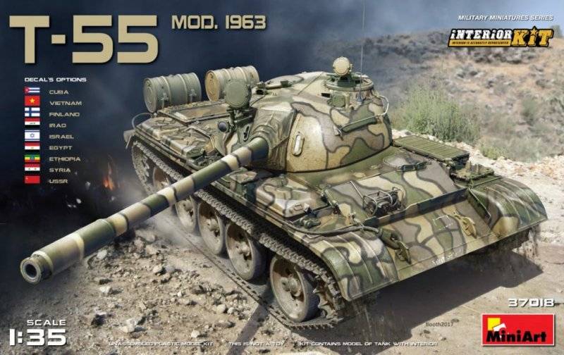 T-55 Modell 1963 Interior Kit von Miniart
