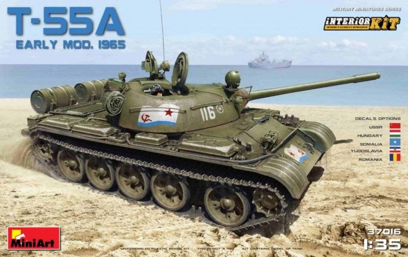 T-55A Early Mod.1965 Interior Kit von Miniart