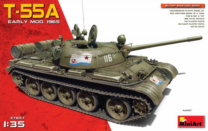 T-55A Early Mod.1965 von Miniart
