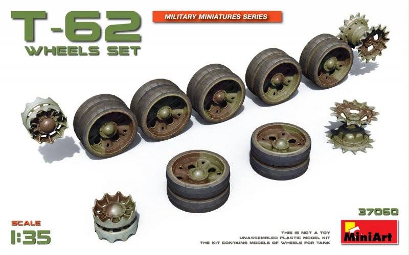 T-62 Wheels Set von Miniart
