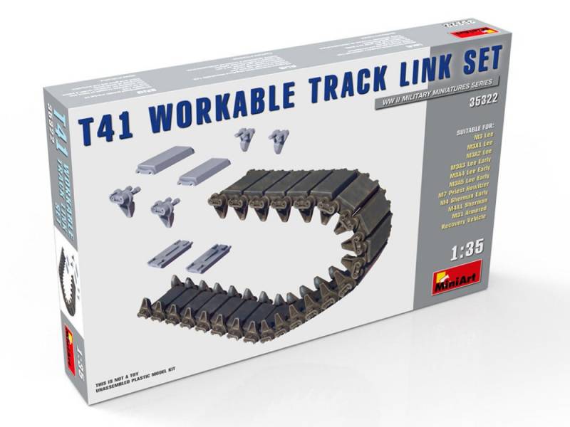 T41 Workable Track Link Set von Miniart