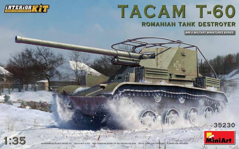 Tacam T-60 Romanian Tank Destroyer (Interior Kit) von Miniart