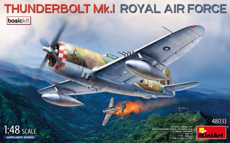 Thunderbolt Mk.I. - Royal Air Force - Basic Kit von Miniart