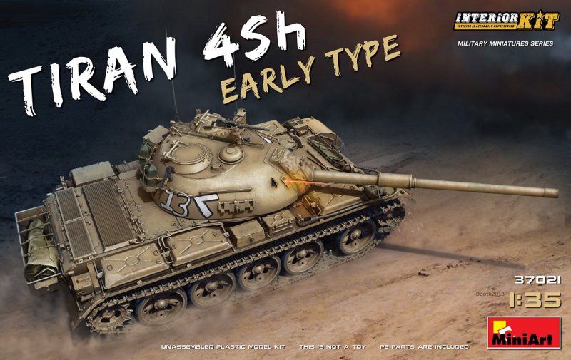 Tiran 4 Sh Early Type - Interior Kit von Miniart