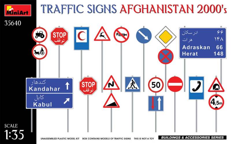 Traffic Signs - Afghanistan 2000´s Traffic Signs - Afghanistan 2000´s von Miniart