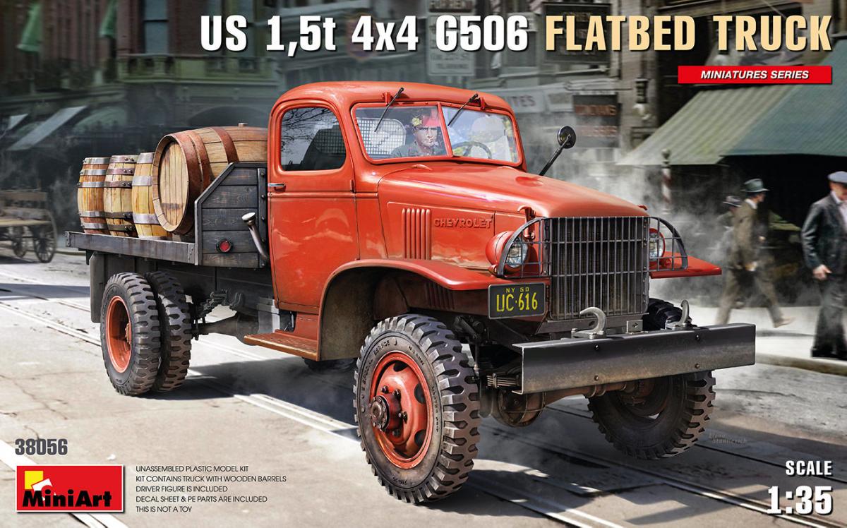 US 1,5t 4x4 G506 Flatbed Truck von Miniart