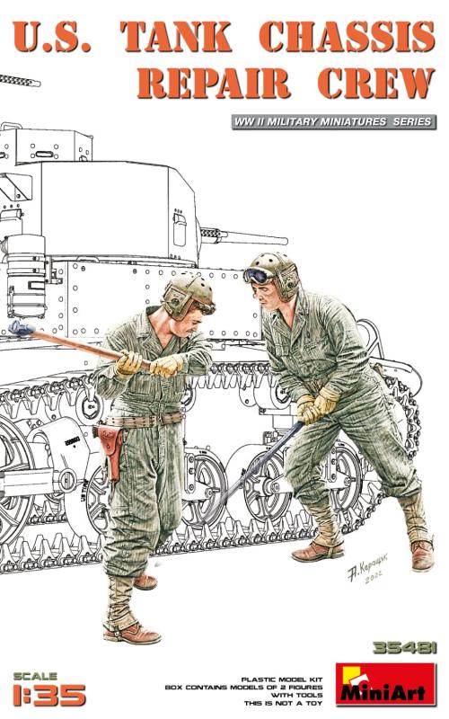 US Panzer Mechaniker Crew (2) von Miniart