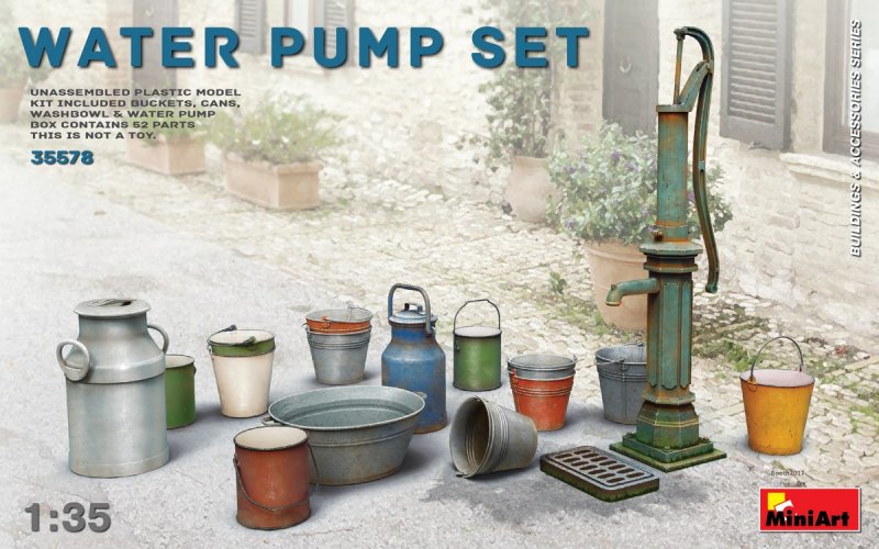Water Pump Set von Miniart