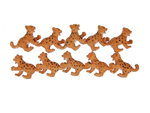Miniblings 10x Leopard Gepard Baby Aufstellfigur Gummitier Afrikanisch Orange Miniblings 10x Leopard Gepard Baby Aufstellfigur Gummitier Afrikanisch Orange von Miniblings