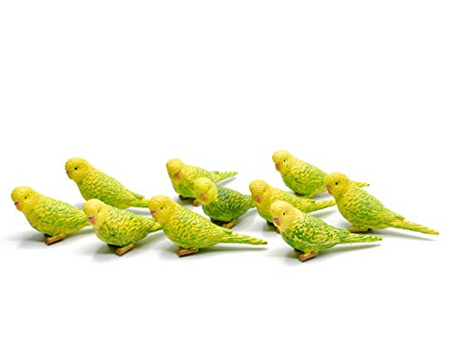 Miniblings 10x Wellensittich Aufstellfigur Gummitier Vogel Sittich Haustier Miniblings 10x Wellensittich Aufstellfigur Gummitier Vogel Sittich Haustier von Miniblings