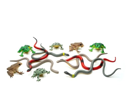 Miniblings 12x Schlangen Frösche Echsen Salamander Tierfiguren Aufstellfiguren Reptilien Miniblings 12x Schlangen Frösche Echsen Salamander Tierfiguren Aufstellfiguren Reptilien von Miniblings