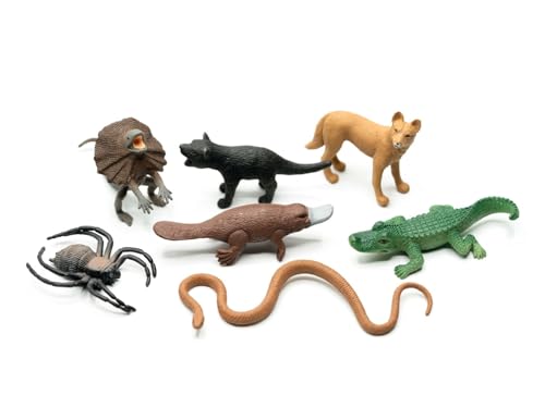 Miniblings 7X Australien Tier Set Figuren Aufstellfiguren Kragenechse Dingo Tasmanischer Teufel Schlange Schnabeltier Krokodil Spinne Miniblings 7X Australien Tier Set Figuren Aufstellfiguren Kragenechse Dingo Tasmanischer Teufel Schlange Schnabeltier Krokodil Spinne von Miniblings