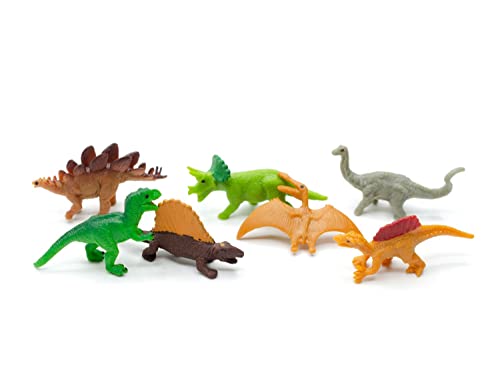 Miniblings 7X Dinosaurier Baby Kinder Tierfiguren Aufstellfiguren Dino Dinos Glücks-Minis von Miniblings