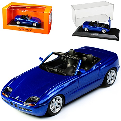 B-M-W Z1 E30 Blau Metallic 1989-1991 1/43 Minichamps Maxichamps Modell Auto von Minichamps B-M-W