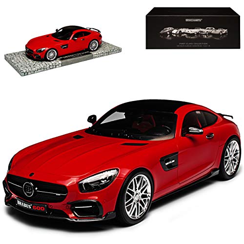 Mercedes-Benz AMG GT S Bra-Bus 600 Coupe Rot Ab 2014 limitiert 333 Stück 1/18 Minichamps Modell Auto mit individiuellem Wunschkennzeichen von Minichamps Mercedes-Benz