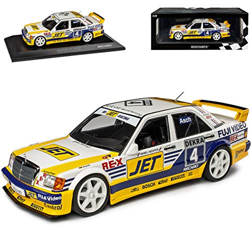 Mercedes-Benz C-Klasse 190E W201 2.5-16 EVO 1 Team MS-Jet Roland Asch DTM 1989 1982-1993 limitiert 1 von 300 1/18 Minichamps Modell Auto mit individiuellem Wunschkennzeichen von Minichamps Mercedes-Benz