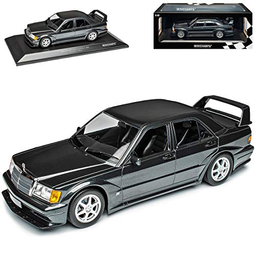 Mercedes-Benz C-Klasse 190E W201 2.5-16 EVO 2 Blau Schwarz Metallic 1982-1993 limitiert 1 von 1002 1/18 Minichamps Modell Auto mit individiuellem Wunschkennzeichen von Minichamps Mercedes-Benz