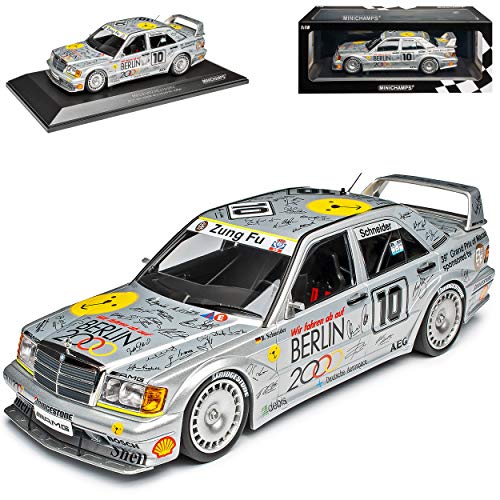 Mercedes-Benz C-Klasse 190E W201 2.5-16 EVO 2 Silber Zung Fu Bernd Schneider Macao Guia Race 1992 1982-1993 limitiert 1 von 300 1/18 Minichamps Modell Auto von Minichamps Mercedes-Benz