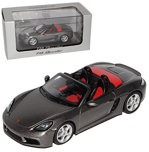 Porsche 718 Boxter Cabrio Grau Ab 2016 1/43 Minichamps Modell Auto von Minichamps Porsche