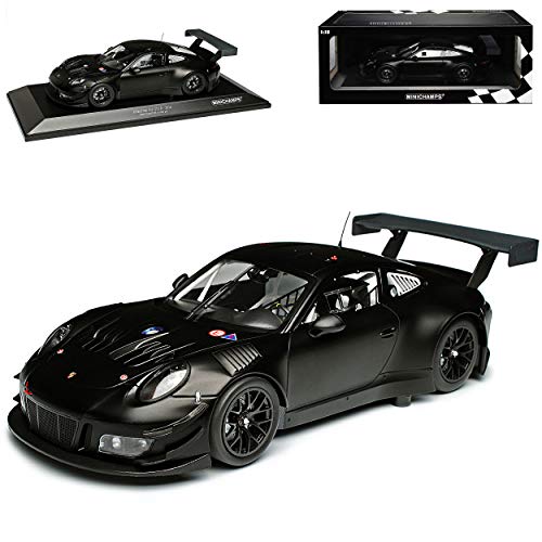 Porsche 911 991 GT3 R Coupe Matt Schwarz Ab 2013 limitiert 1 von 300 1/18 Minichamps Modell Auto von Minichamps Porsche