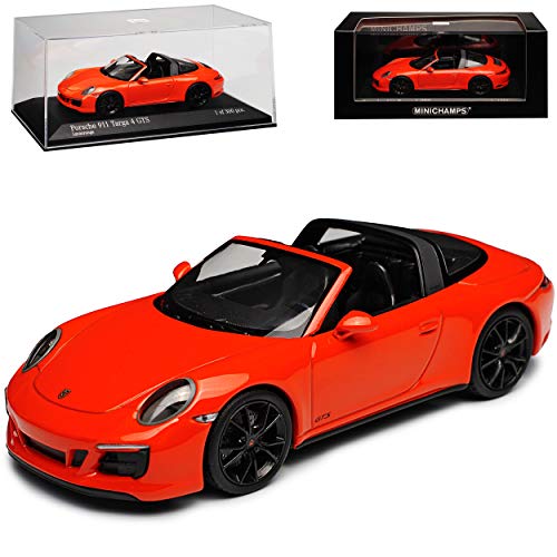 Porsche 911 991 II Targa 4 GTS Cabrio Orange Modell ab 2012 Ab Facelift 2015 1/43 Minichamps Modell Auto mit individiuellem Wunschkennzeichen Porsche 911 991 II Targa 4 GTS Cabrio Orange Modell ab 2012 Ab Facelift 2015 1/43 Minichamps Modell Auto mit individiuellem Wunschkennzeichen von Minichamps Porsche
