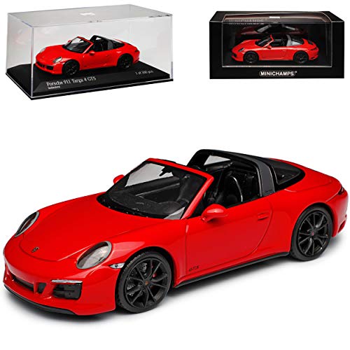 Porsche 911 991 II Targa 4 GTS Cabrio Rot Modell ab 2012 Ab Facelift 2015 1/43 Minichamps Modell Auto mit individiuellem Wunschkennzeichen Porsche 911 991 II Targa 4 GTS Cabrio Rot Modell ab 2012 Ab Facelift 2015 1/43 Minichamps Modell Auto mit individiuellem Wunschkennzeichen von Minichamps Porsche