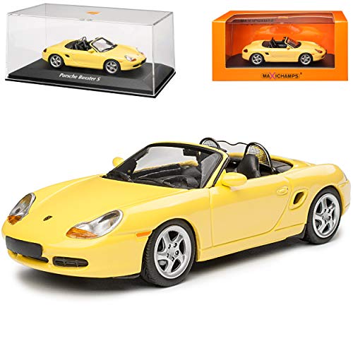 Porsche Boxter 986 Cabrio Gelb 1. Generation 1996-2004 1/43 Minichamps Maxichamps Modell Auto von Minichamps Porsche