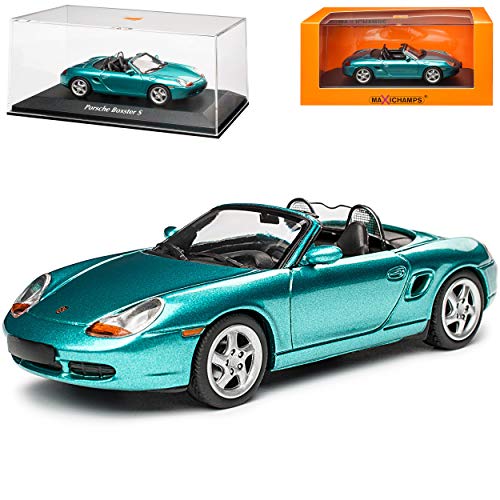 Porsche Boxter 986 Cabrio Türkis Grün Metallic 1. Generation 1996-2004 1/43 Minichamps Maxichamps Modell Auto von Minichamps Porsche